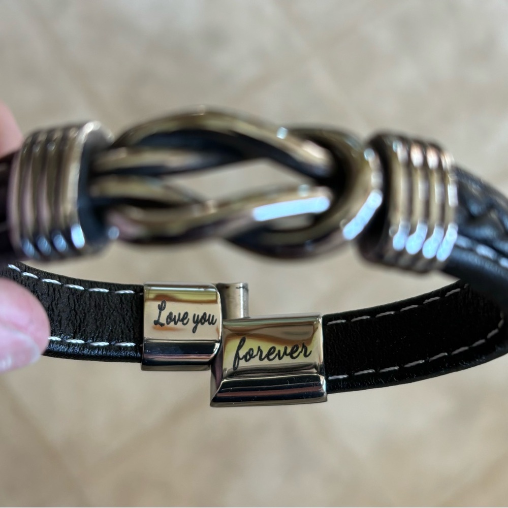 Joycuff Black
and Silver Brothers Bracelet - Picture 6 of 10